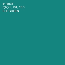 #15867F - Elf Green Color Image